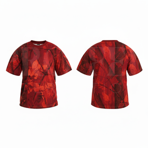 Camisetas Deportivas de Manga Corta con Cuello Redondo, Sublimadas con Camuflaje, Transpirables, con Logotipo Personalizado, para Ropa Deportiva OEM ODM - Product Image 4
