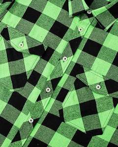 เสื้อเชิ้ตแฟลนเนลผู้ชายขายส่งราคาถูก แฟชั่นติดกระดุม ผ้าฝ้ายหนานุ่ม ลายสก็อต เสื้อเชิ้ตยูนิเซ็กส์สำหรับเด็กผู้ชาย ระบายอากาศได้ดี - Product Image 5