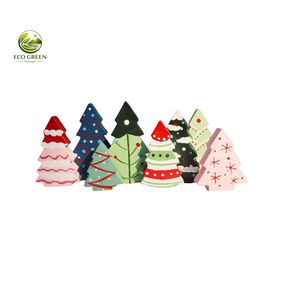 Rustic Wooden Christmas Tree Crafts for Painting DIY Holiday Decoration and Kids Creative Play - Product Image 4