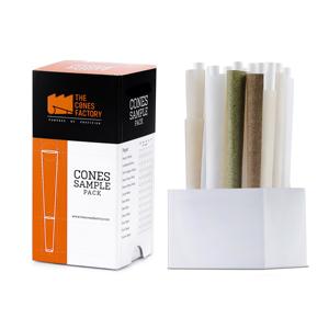 Caja de Muestras de Conos Hechos a Mano Ecológicos, Tubos de Cono Preformados, Variedad de Puntas de Papel M/W, 16 Unidades/Caja, Calidad Premium, Regalo - Product Image 3