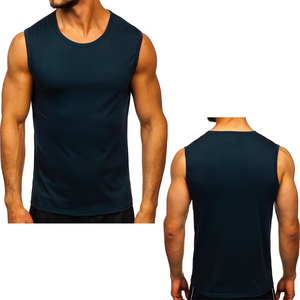 Camiseta Deportiva para Hombre, 100% Algodón, Secado Rápido, Transpirable, Ecológica, Chaleco Deportivo para Gimnasio, Running y Entrenamiento - Product Image 1