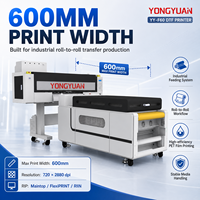 Impresora DTF F60 de Alta Resolución de 60 cm, 6 Cabezales I3200-A1, CMYK Blanco, 720x2880 dpi, para Transferencias Textiles Detalladas