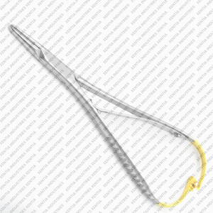 Portaagujas Quirúrgico Dental de Alta Calidad, Portaagujas de Carburo de Tungsteno, Pinza Hemostática de Acero Inoxidable - Product Image 3