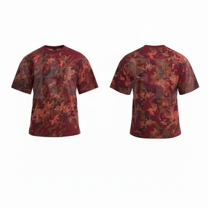 เสื้อยืดลายพรางคุณภาพสูงขายส่ง แขนสั้น คอกลม เสื้อทำงานกลางแจ้ง ระบายอากาศ แห้งเร็ว ทันสมัย ไซส์ใหญ่ - Product Image 4