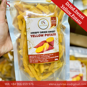 Pommes de terre jaunes séchées croustillantes, transformées par procédé FD, en tranches, collation saine - Product Image 5