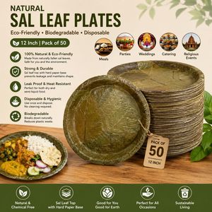 Boîtes à lunch en feuilles de palmier naturelles, biodégradables, jetables, robustes, légères, écologiques, durables, pour les fêtes - Product Image 6
