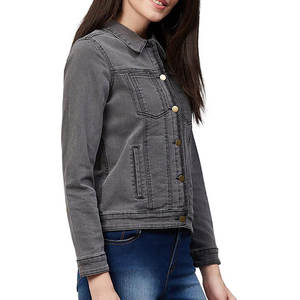 Wholesale New Fashionable Women Winter Clothing Women's <b>Denim</b> Jacket Ladies <b>Denim</b> Jackets Wholesale Woman <b>Coats</b> OEM Service - Product Image 5