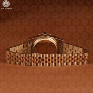 Montre de luxe pour homme Charm, boîtier en acier inoxydable 40 mm, mouvement mécanique analogique, cadran en cristal saphir, date automatique, fonction push - Product Image 4