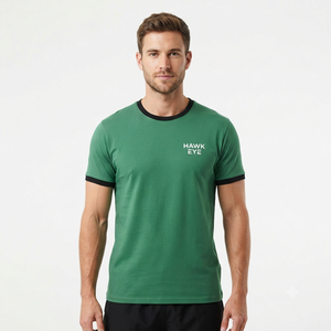Wholesale High Quality Men's Regular Fit 100% Cotton T-shirts Blanks Custom Screen Printing Front <b>White</b> <b>Tee</b> Shirt Print for - Product Image 1