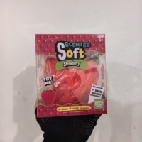 Jouet Squishy Géant Fraise, Taille Extra Large, Jouets Anti-Stress Fraise à Remontée Lente, Jouets à Presser pour Adultes, Cadeaux pour Amis