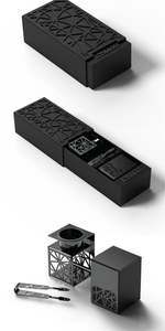 Premium wooden <b>bakhoor</b> incense burner set with tray metal holder for home decor arabic <b>oud</b> fragrance use <b>Oud</b> Storage Box - Product Image 6