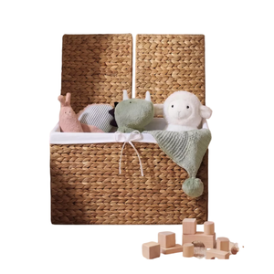 Cesto para Ropa Sucia de Jacinto de Agua Marrón, la Mejor Opción, Cestas de Almacenamiento con Tapa, Hecho en Vietnam - Product Image 3