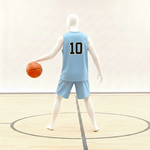 Camisetas de Baloncesto Personalizadas al por Mayor con Logotipo, Unisex para Adultos, Impresión por Transferencia de Calor, Tela de Malla, Nombre del Equipo Personalizado, Antibacterianas - Product Image 2