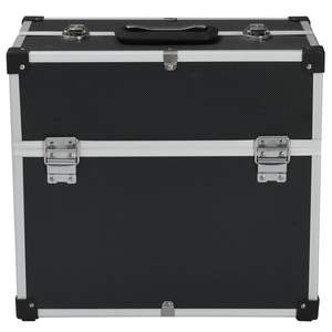 Boîte à outils en aluminium noir 15''x8.9''x13.4'' - Product Image 4