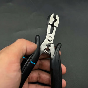 Pinces professionnelles pour l'élimination des extensions de cheveux en kératine, en acier inoxydable de qualité chirurgicale, logo personnalisé pour usage commercial - Product Image 4