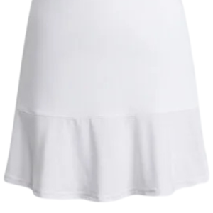 Women White Tennis Dress Polyester <b>Athletic</b> Sports Dress Sleeveless Training Match Wear Skirt Set Activewear Apparel - Product Image 6
