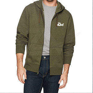 Sweats à capuche zippés élégants pour hommes, en tissu polaire doux, coupe confortable, tenue tendance pour l'hiver et la mode décontractée quotidienne - Product Image 2