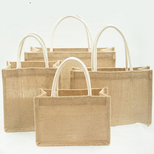 Multi Purpose Jute Logo <b>Bag</b> with Custom Print for Shopping and Packaging - Product Image 3
