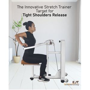 Appareil de rééducation et de thérapie pour la flexibilité des épaules, machine d'extension et d'étirement avec résistance réglable - Product Image 4