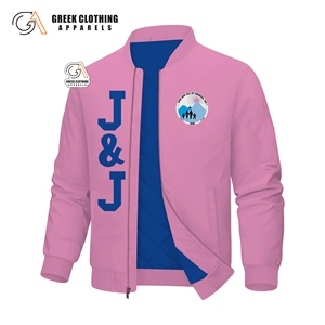 Veste en coton brodée sur mesure Jack and Jill of America 1938 avec doublure personnalisée et boutons, Paraphernalia grec - Product Image 4