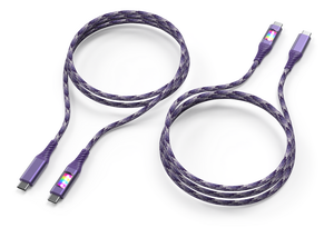 豪华铝金属外壳插头1M usb-c至C 100W快速充电电缆充电状态灯MFI认证适用于IOS电脑使用 - Product Image 2