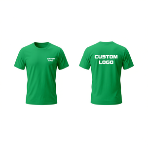 T-shirt graphique surdimensionné vert clair personnalisé avec élasthanne pour vêtements de sport - Product Image 3