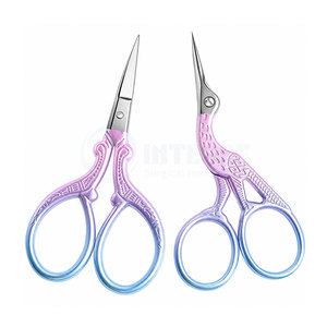 Stainless Steel Embroidery <b>Scissors</b> Set Sharp Blade Small <b>Sewing</b> Craft Tool Right Handed For Makeup And Thread Cutting - Product Image 2