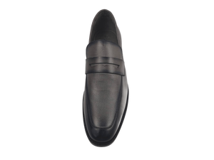 Mocasines de Cuero Negro para Hombre, Punta Cerrada, Sin Cordones, Antideslizantes, Transpirables, con Amortiguación de Aire, Zapatos de Oficina y Carrera, Suela de Goma - Product Image 2