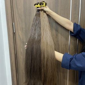 ผมต่อแบบตรงสไตล์เวียดนาม รีมี่ คุณภาพสูง แบบออมเบร  ปรับแต่งได้ตามต้องการ จำนวนมาก สำหรับถักเปีย - Product Image 5