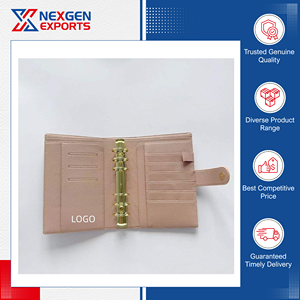 Nexgen Exports, Proveedor Reconocido que Vende Libretas de Anillas de Alta Calidad con Cubierta de Cuero PU de Lujo, 6 Anillas, para la Escuela, Oficina y Reuniones - Product Image 2