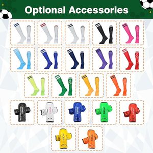 Maillots de football personnalisés, ensembles d'uniformes de football personnalisés avec nom/nom d'équipe/numéro/logo pour enfants, jeunes et adultes - Product Image 4