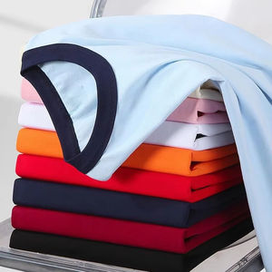 Bangladesh China Factory Price Custom Silk Screen Printing Summer Breathable 100% Cotton Knitted Short-sleeved Casual tshirt - Product Image 1