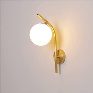 Antique Brass Monstera Leaf Geometric Shape Durable Modern Wall Lamp Easy Install Metal <b>Bedside</b> <b>Lighting</b> for Modern Home Decor - Product Image 5