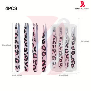 Pince à épiler de précision ultra-precise à pointe diamantée, style dernier cri, personnalisée, pour le modelage professionnel des cils et des sourcils - Product Image 4