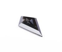 Diamante Negro Único de Corte Cometa de 2.30 Ct, Perforado con Láser, Color E, Cultivado en Laboratorio, Suelto, Personalizado, Salt Pepper, de Terceros