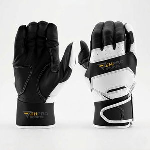 Guantes de béisbol y softbol de cuero de alta calidad con logotipo personalizado, precio al por mayor, puño corto y largo. - Product Image 4