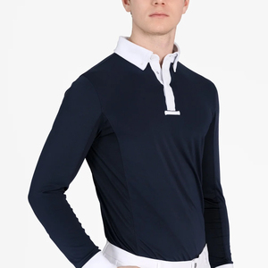 Camisas de Equitación para Hombre al por Mayor, Nuevas, de Manga Larga, para Competición, con Logotipo y Color Personalizados - Product Image 3