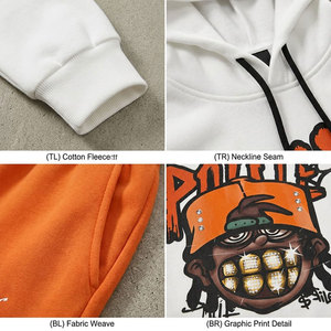Streetwear Custom Winter Men 2-Piece Flared Sweatpants Jogger Full Sleeve Hooded Full-Length Hoodie <b>Tracksuit</b> <b>Y2k</b> Printed - Product Image 6