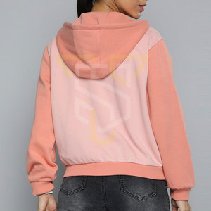 Sudaderas con Capucha para Mujer, Diseño Moderno, Color Sólido, con Cierre, Tallas Grandes - Product Image 2