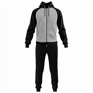 New Arrival Men Hooded Printed Tracksuit | Custom Design | Warm 2-Piece Set | OEM/ODM Service Activewear Tracksuits - Product Image 1