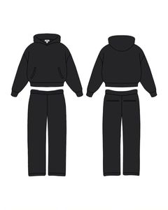 Conjunto Deportivo Personalizado Transpirable y Ligero de Poliéster/Nailon para Invierno, con Cierre de Cordón, Sudadera con Capucha y Pantalones, Unisex, Estilo Urbano - Product Image 6