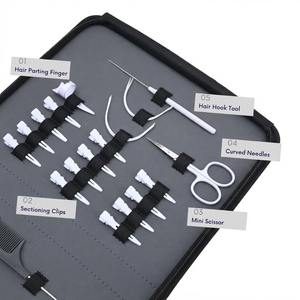 Kit complet de pinces pour extensions capillaires Microlink : Pince à ouvrir et fermer les micro-perles, Coupe-keratine, Outil de scellage de bandes, Pinces, Peigne - Product Image 5