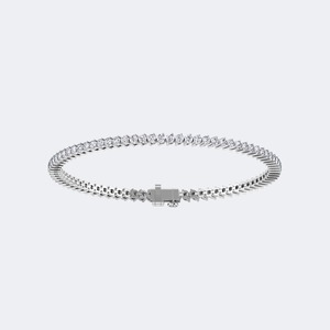 Luxury Round Brilliant Cut Lab Grown Diamond 3.28 CTW <b>Bracelet</b> 14K 18K Gold for Women E F Color VS VVS Clarity <b>Adjustable</b> - Product Image 2