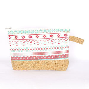 Bolsa de Cosméticos Reutilizable de Yute con Cierre, Organizador de Maquillaje - Product Image 3