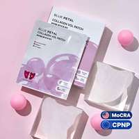 Bluepetal Collagen Vol Patch Reallagen Extrait de Lotus PDRN Peptide Soin Élastique Zone du Sourire Soin des Taches Microfibre Végétalienne Coréenne