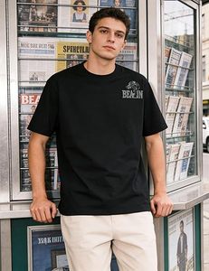 Camiseta de Verano de Manga Corta con Estampado, Estilo Casual, Urbana, 100% Algodón, Ecológica y Transpirable - Product Image 5