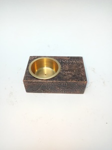 Most demanding Design Metal Cladding Bakhoor <b>Burner</b> MDF Metal Cladding Mubkhar Incense <b>Burner</b> Metal Mubkhar at low factory Price - Product Image 4