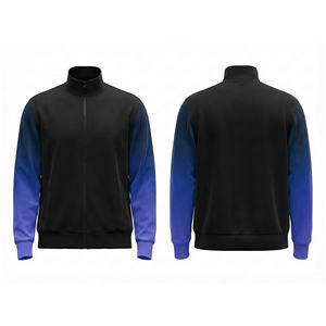 Veste d'entraînement respirante en polyester à sublimation avec fermeture éclair intégrale, chaude, respirante et à séchage rapide |   Tailles Hommes Femmes Jeunes |   Veste d'entraînement - Product Image 4