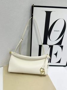Sac à bandoulière en cuir PU avec logo personnalisé, sac lune, sac hobo à fermeture éclair pour les trajets quotidiens et les voyages - Product Image 2