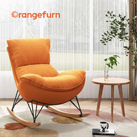 Orangefurn Chaise longue paresseuse intérieure et extérieure Grand Patio Chaise berçante moderne pour le salon